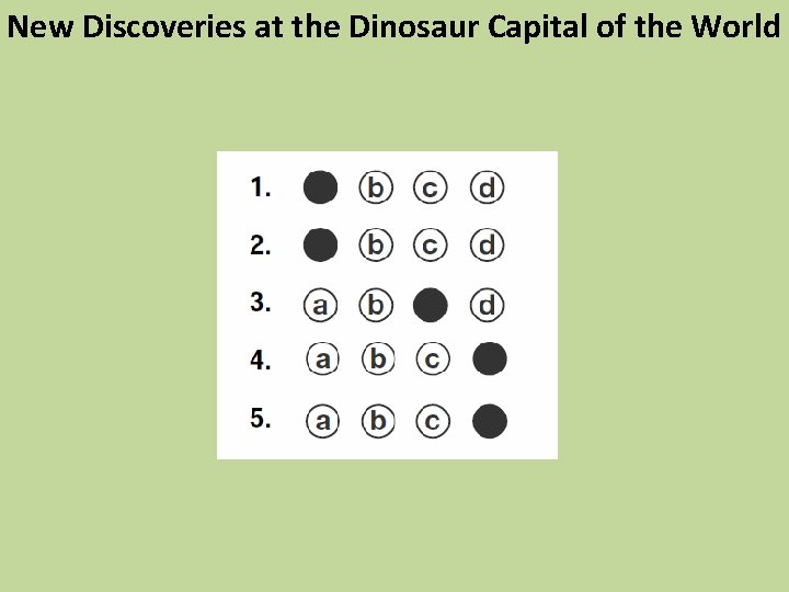 New Discoveries at the Dinosaur Capital of the World 