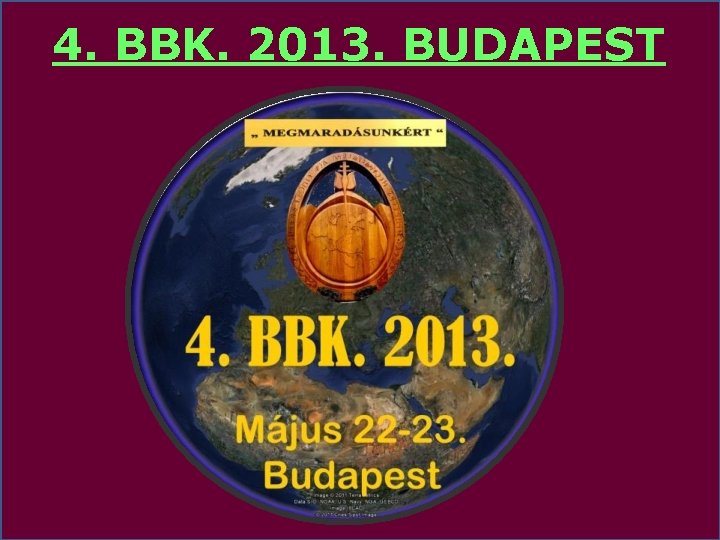 4. BBK. 2013. BUDAPEST 