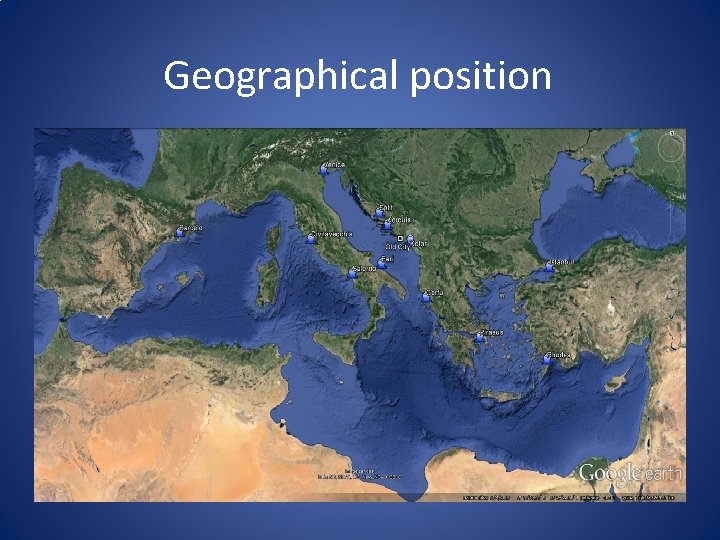 Geographical position 