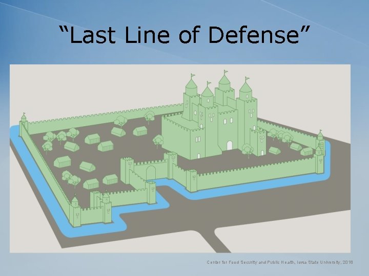 “Last Line of Defense” Center for Food Security and Public Health, Iowa State University,