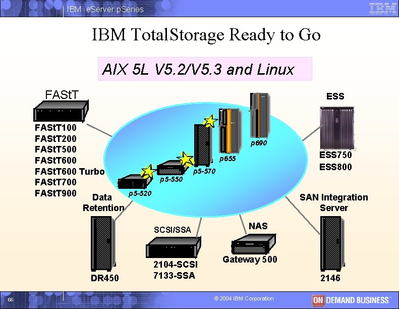 IBM e. Server p. Series IBM Total. Storage Ready to Go AIX 5 L