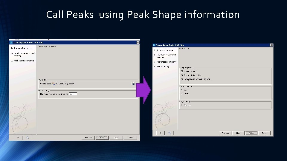 Call Peaks using Peak Shape information 