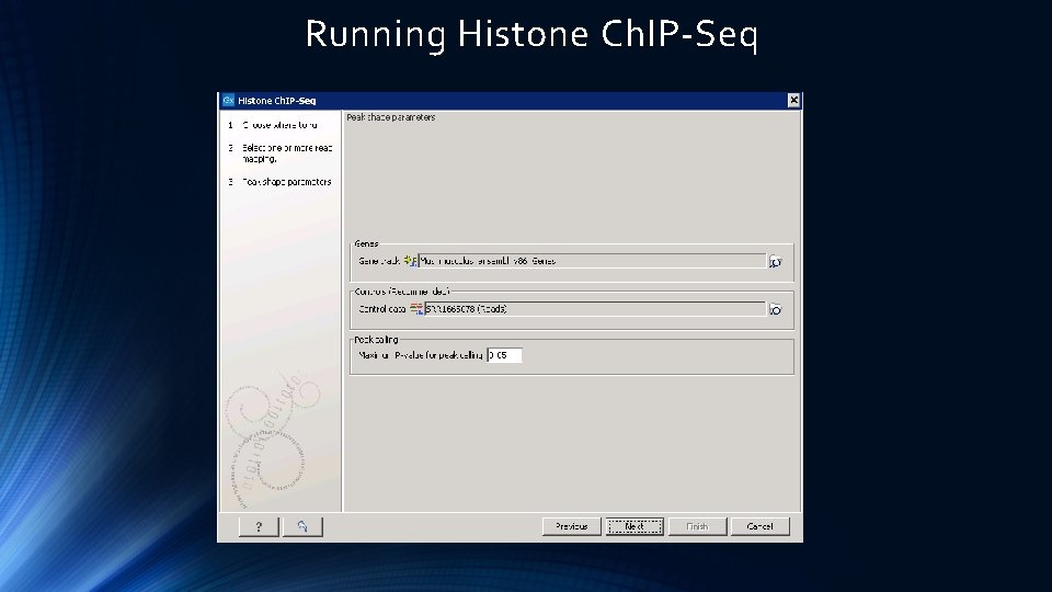 Running Histone Ch. IP-Seq 