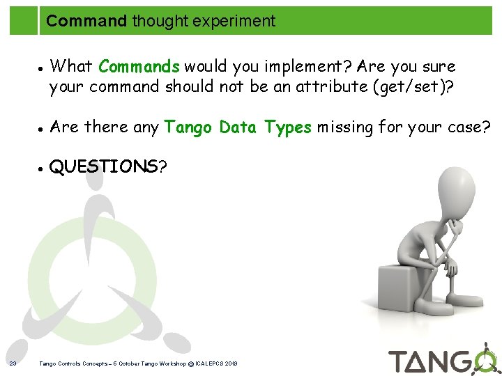 Command thought experiment 23 What Commands would you implement? Are you sure your command