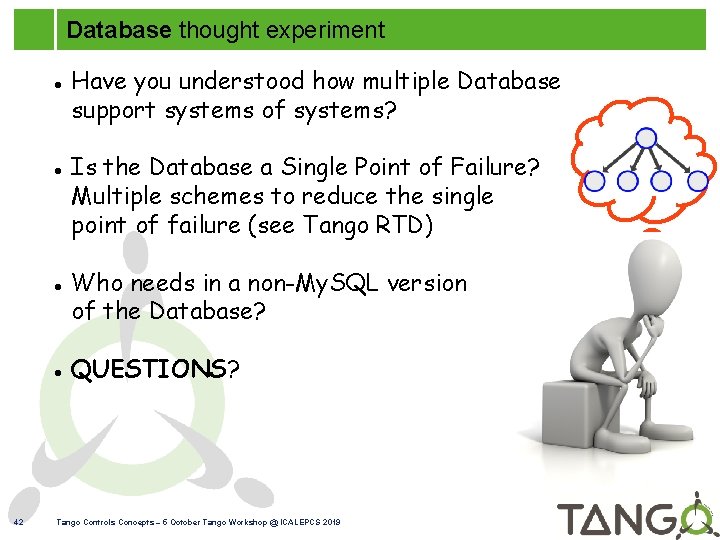 Database thought experiment 42 Have you understood how multiple Database support systems of systems?