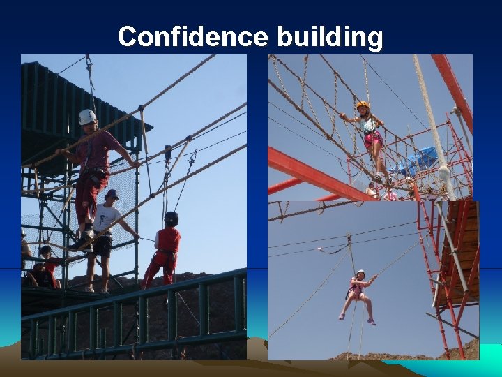 Confidence building 