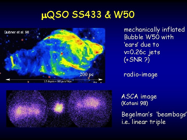 m. QSO SS 433 & W 50 mechanically inflated Bubble W 50 with ‘ears’