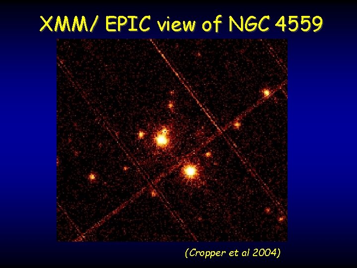 XMM/ EPIC view of NGC 4559 (Cropper et al 2004) 