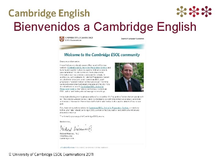 Bienvenidos a Cambridge English 