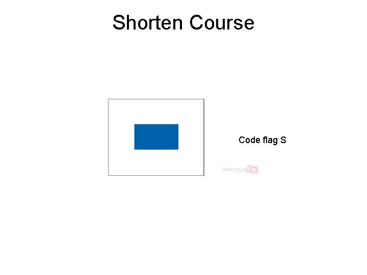Shorten Course Code flag S 