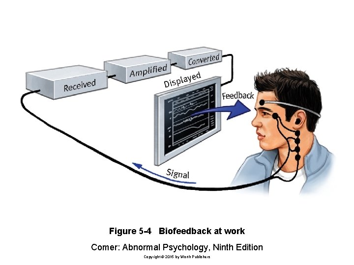 Figure 5 -4 Biofeedback at work Comer: Abnormal Psychology, Ninth Edition Copyright © 2015