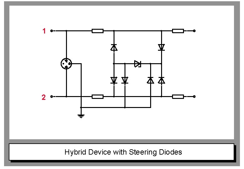 1 2 Hybrid Device with Steering Diodes 
