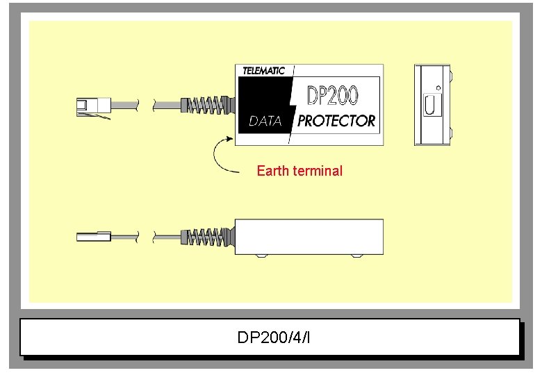 Earth terminal DP 200/4/I 