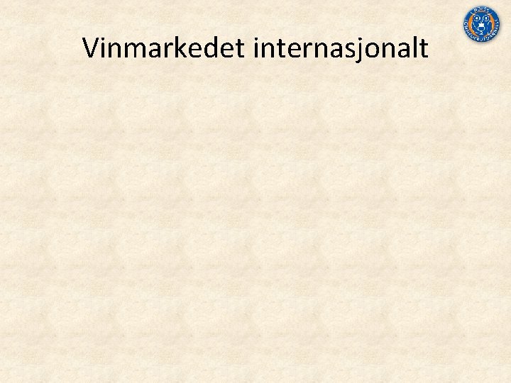 Vinmarkedet internasjonalt 