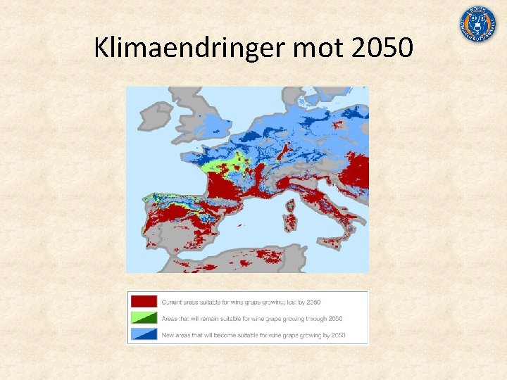 Klimaendringer mot 2050 