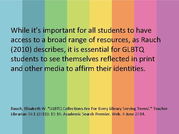 While it’s important for all students to have access to a broad range of