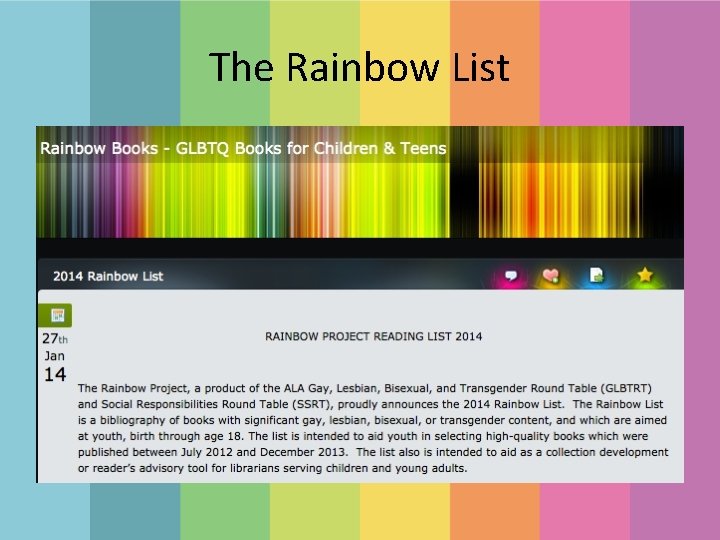The Rainbow List 
