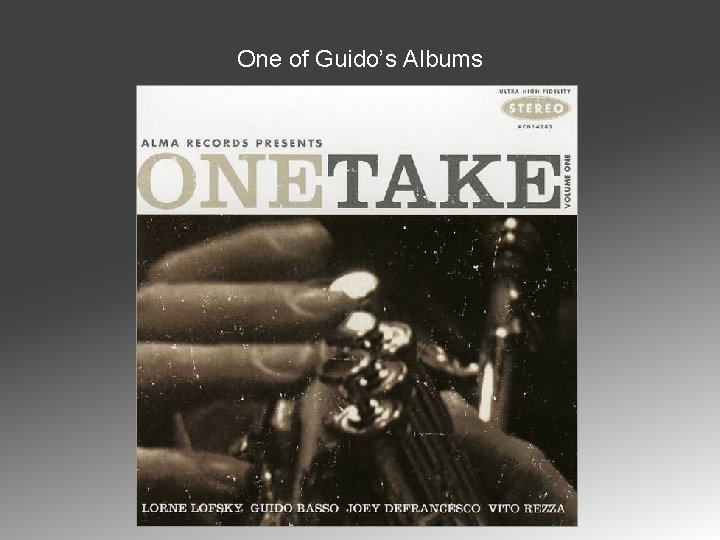 One of Guido’s Albums 