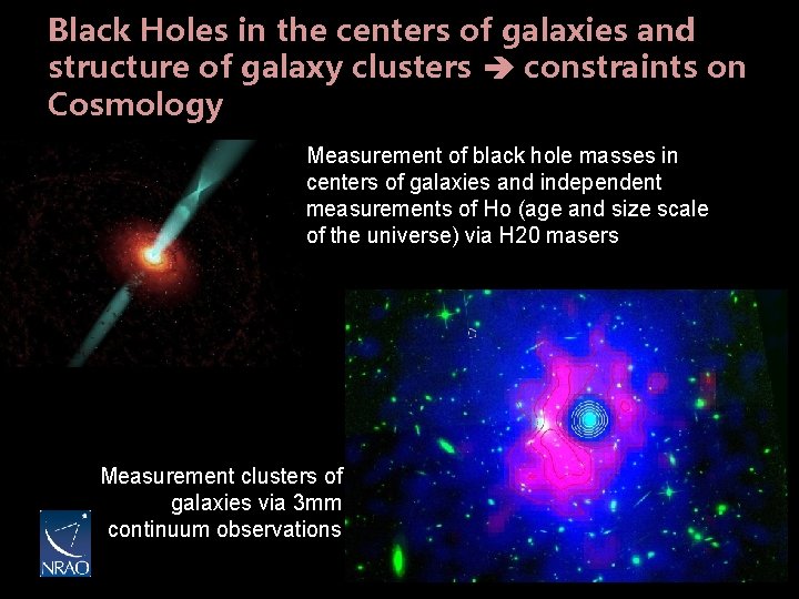 Black Holes in the centers of galaxies and structure of galaxy clusters constraints on