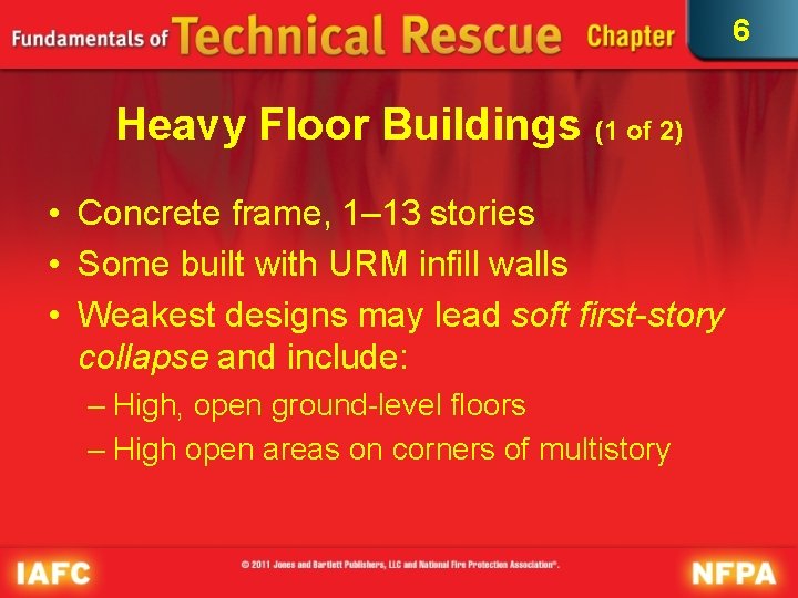 6 Heavy Floor Buildings (1 of 2) • Concrete frame, 1– 13 stories •