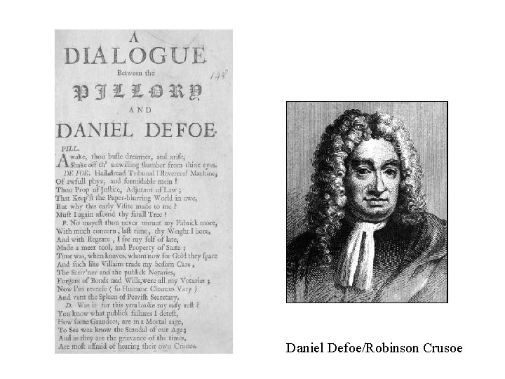 Daniel Defoe/Robinson Crusoe 