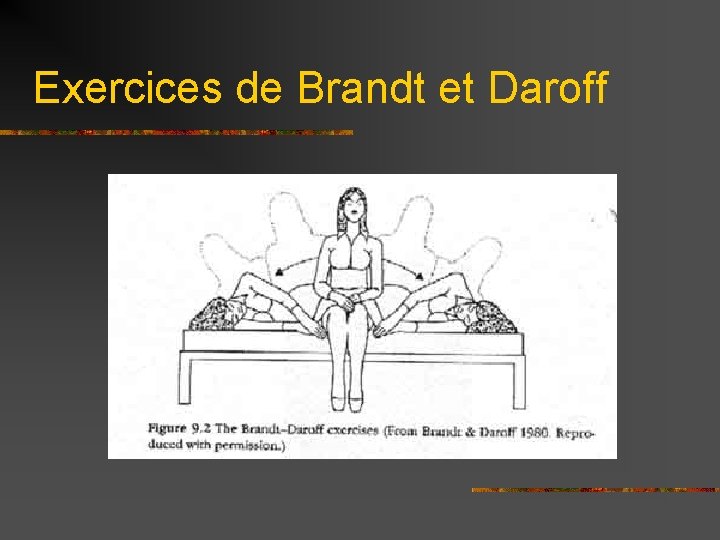 Exercices de Brandt et Daroff 