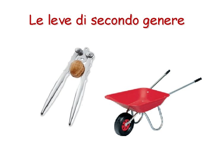 Le leve di secondo genere 