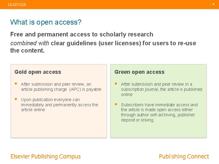 | 53 What is open access? Free and permanent access to scholarly research combined