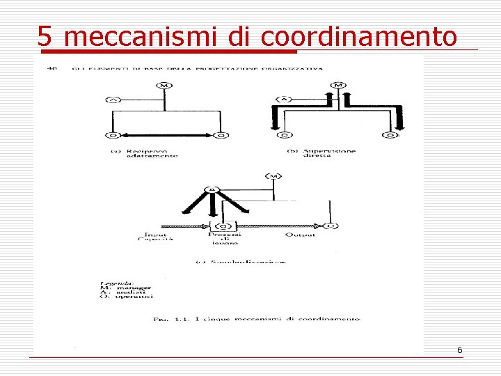 5 meccanismi di coordinamento 6 