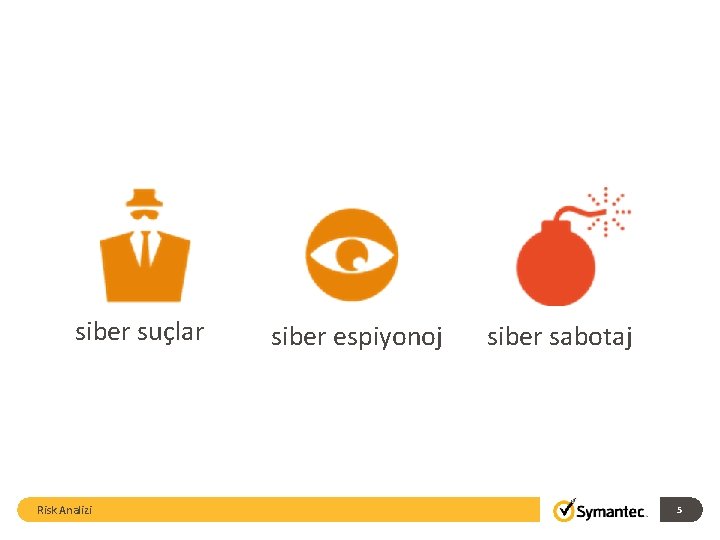  siber suçlar Risk Analizi siber espiyonoj siber sabotaj 5 