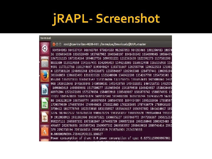 j. RAPL- Screenshot 