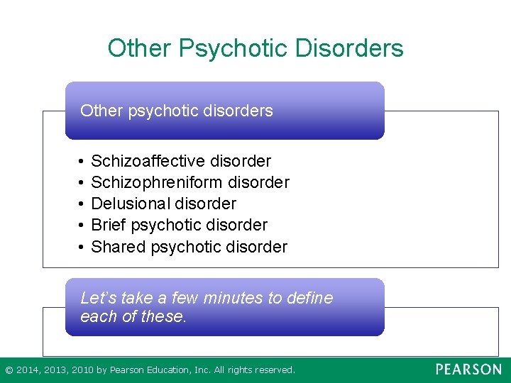 Other Psychotic Disorders Other psychotic disorders • • • Schizoaffective disorder Schizophreniform disorder Delusional