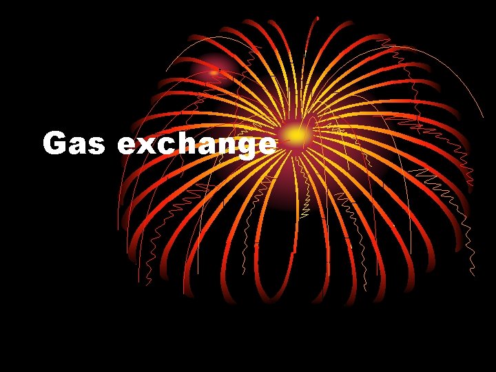 Gas exchange 