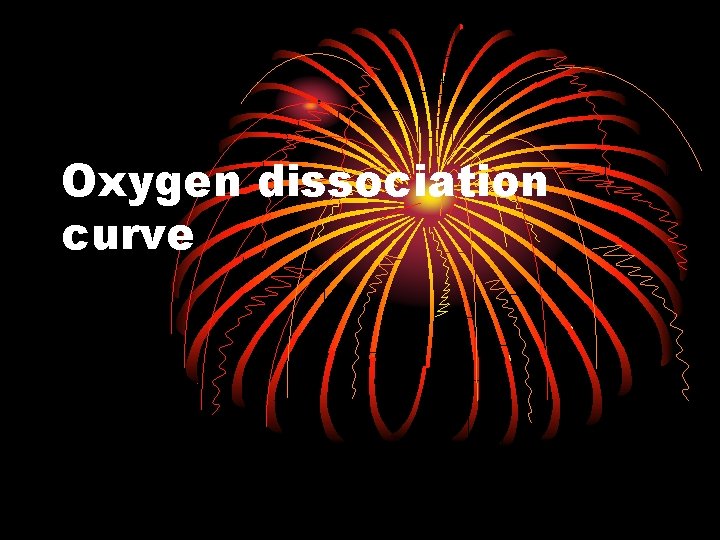 Oxygen dissociation curve 
