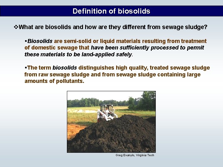 Definition of biosolids v. What are biosolids and how are they different from sewage