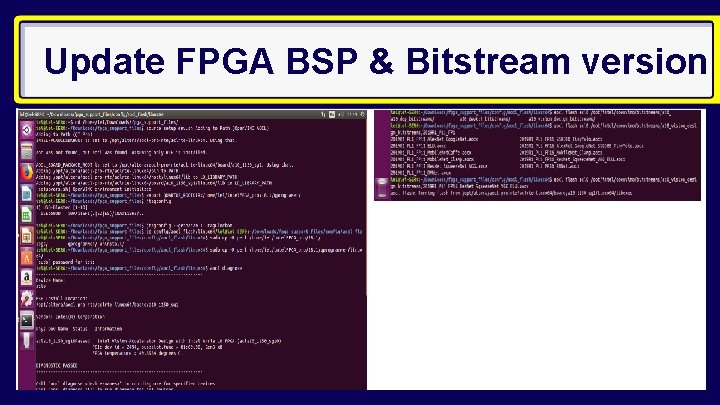 Update FPGA BSP & Bitstream version 