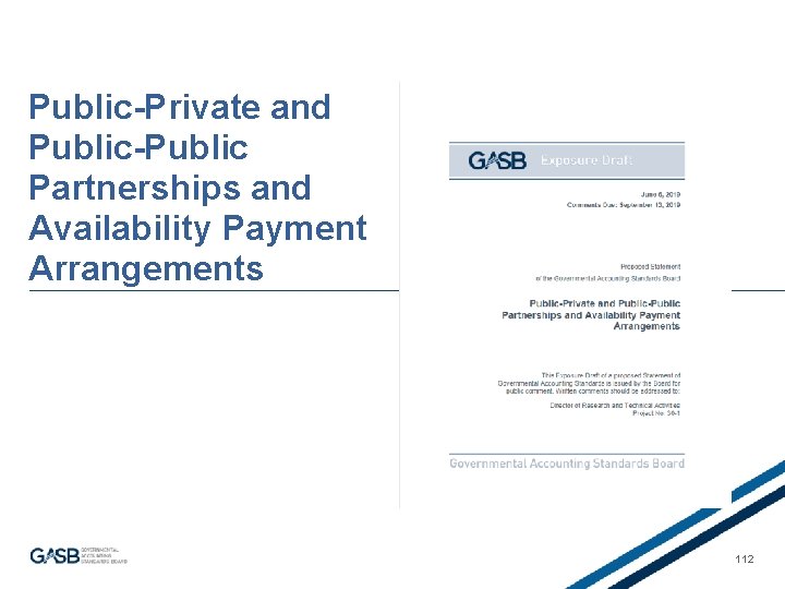 Public-Private and Public-Public Partnerships and Availability Payment Arrangements 112 