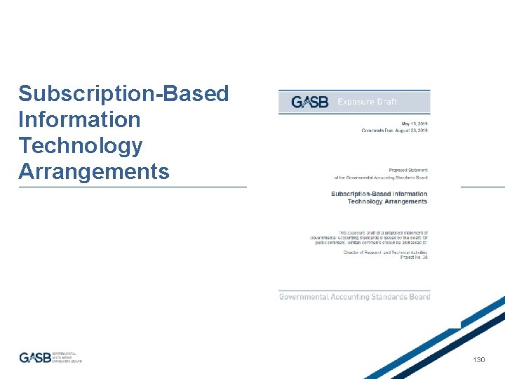 Subscription-Based Information Technology Arrangements 130 