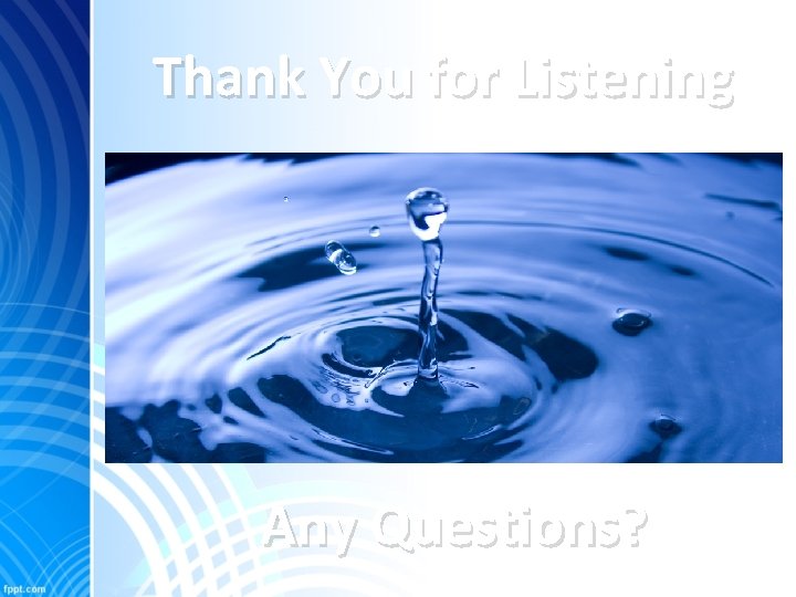 Thank You for Listening Any Questions? 