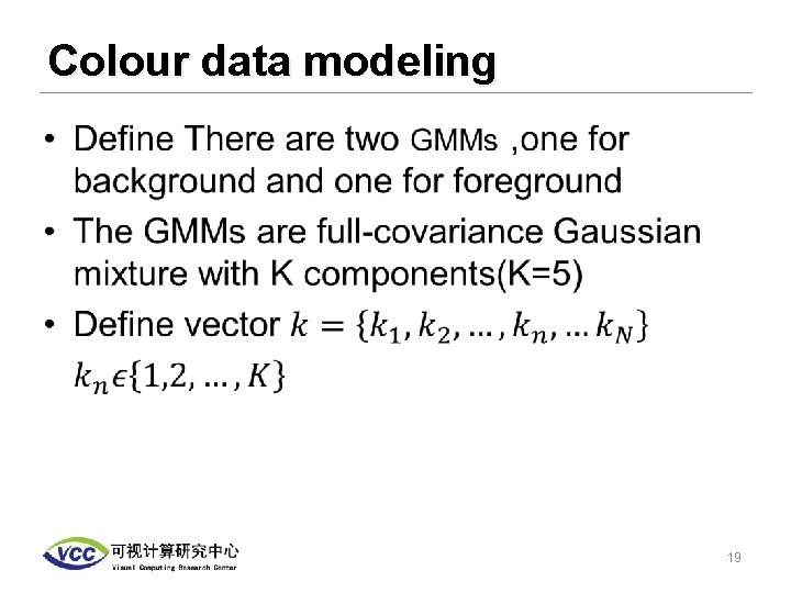 Colour data modeling • 19 
