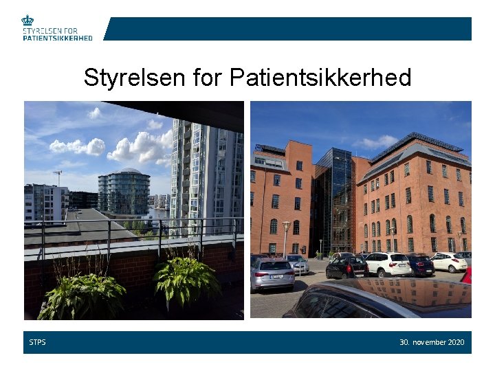 Styrelsen for Patientsikkerhed STPS 30. november 2020 