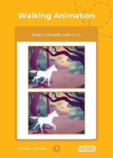 Walking Animation Make a character walk or run. Animate a Character 5 