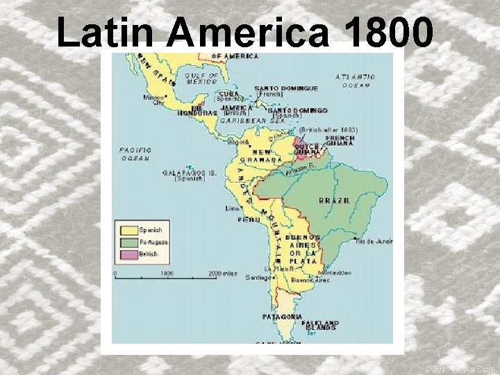 Latin America 1800 