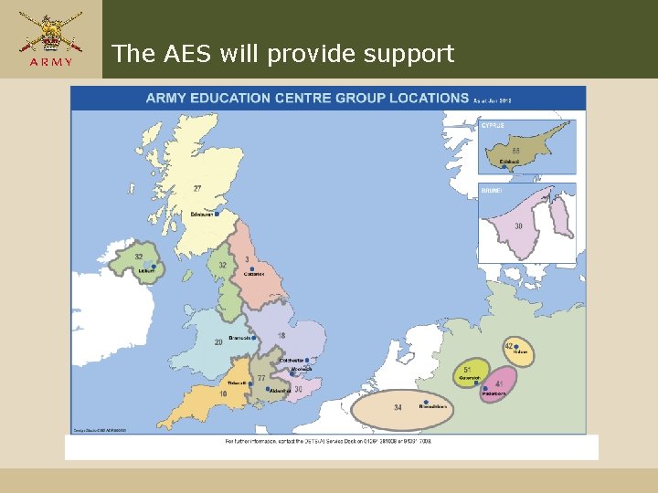 The AES will provide support 