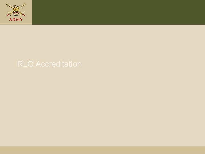 RLC Accreditation 