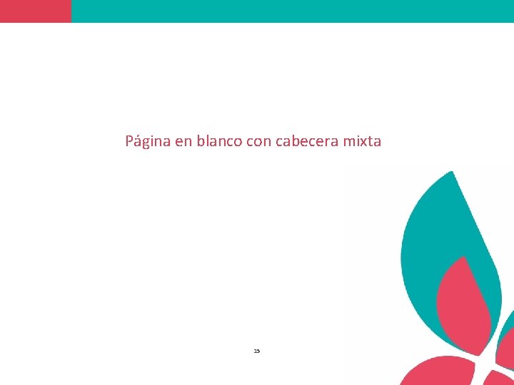 Página en blanco con cabecera mixta 15 