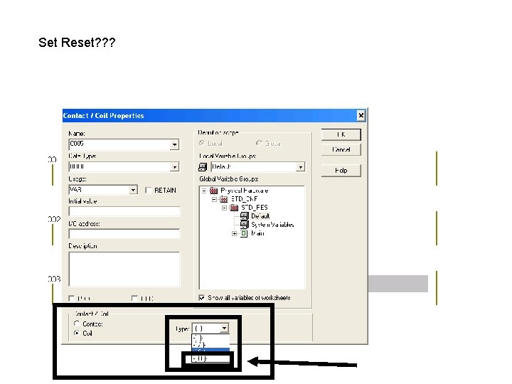 Set Reset? ? ? 