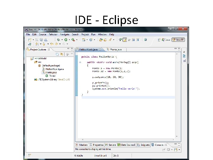 IDE - Eclipse 