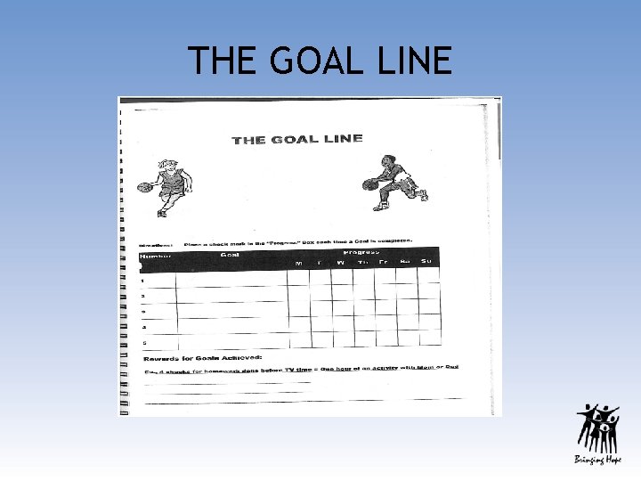 THE GOAL LINE 