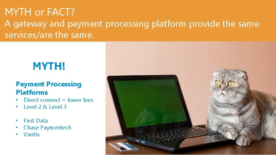 MYTH or FACT? A gateway and payment processing platform provide the same services/are the